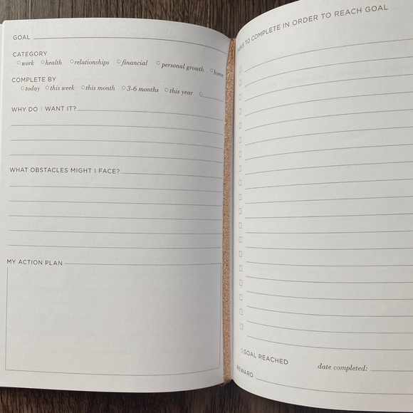 Goal - Setting Journal - Picture 3 of 5
